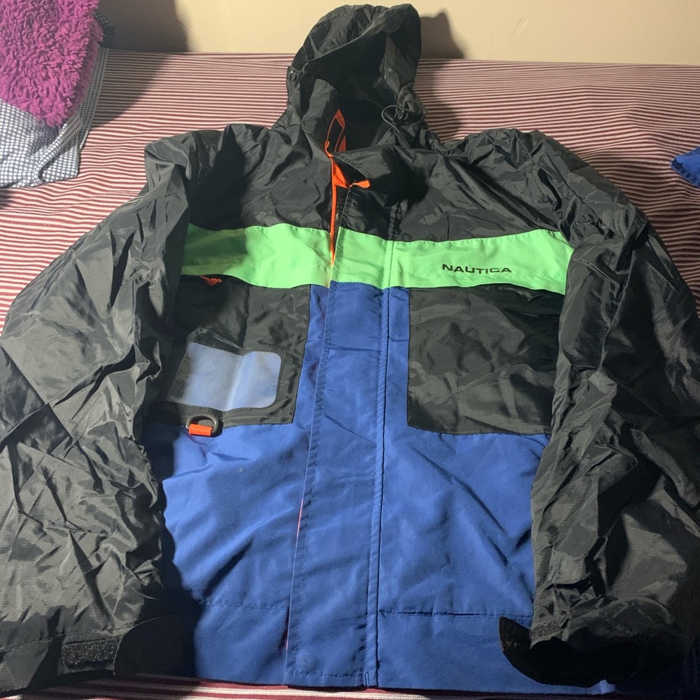 Vintage nautica rain jacket, in good condition